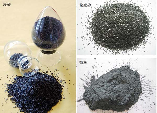 98 content high purity black silica carbide sand  -5-